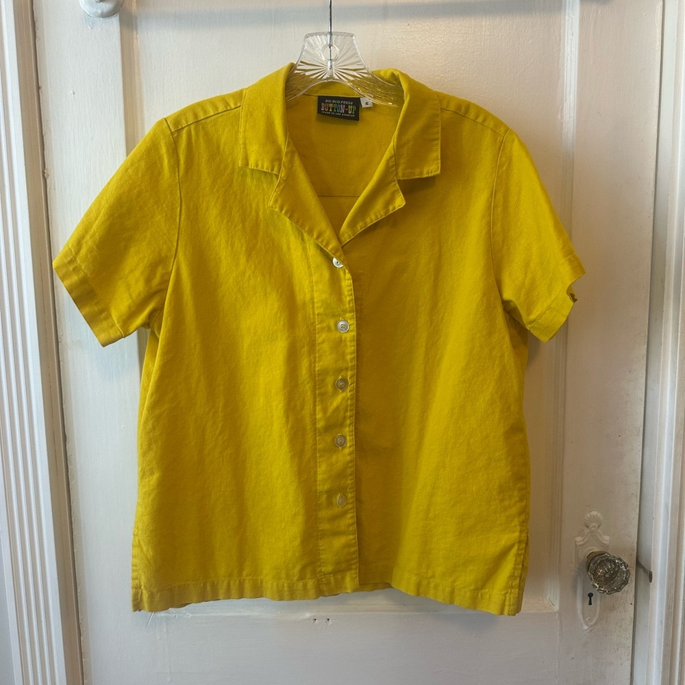 Big Bud Press Pantry Button Up, small, yellow